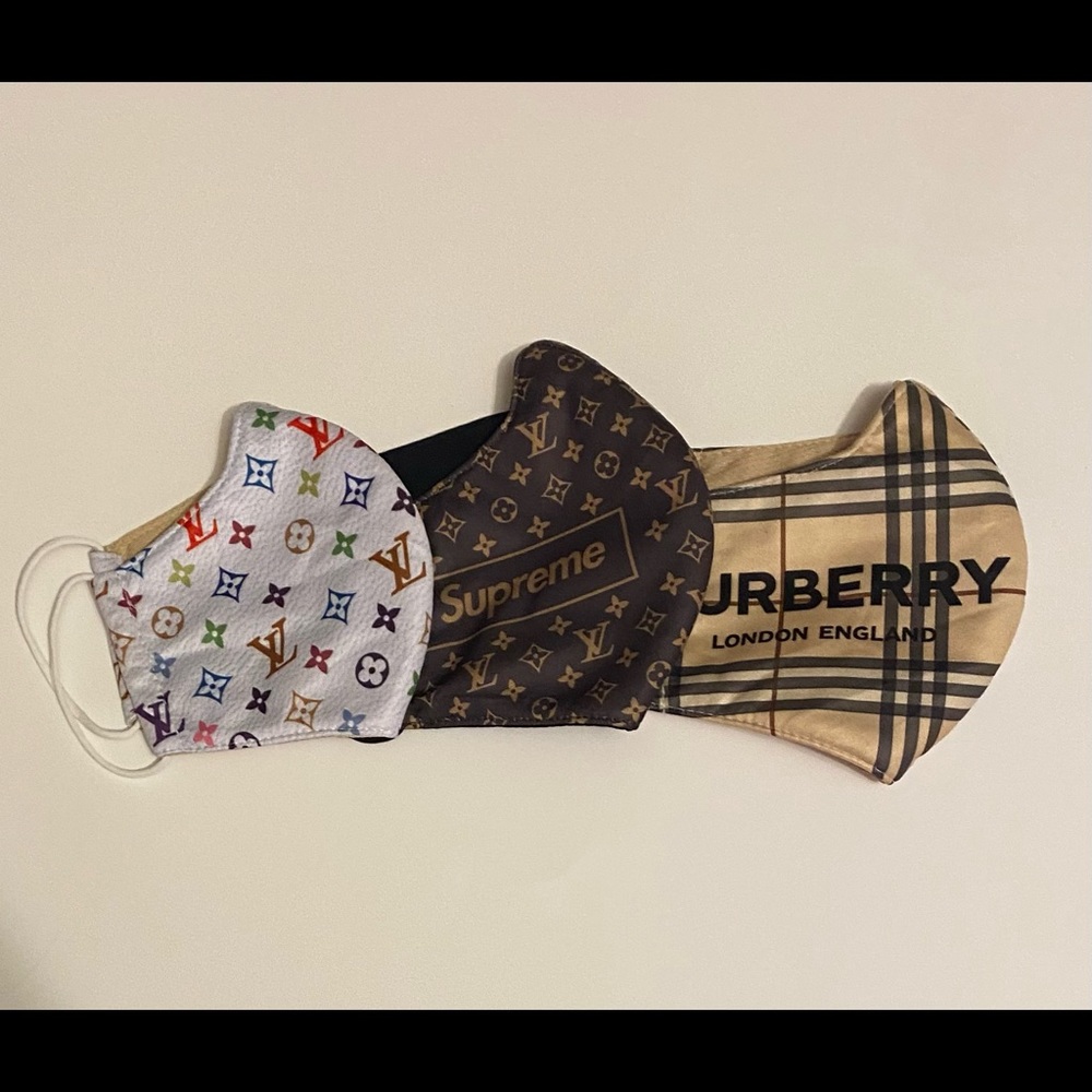 designer inspired face mask